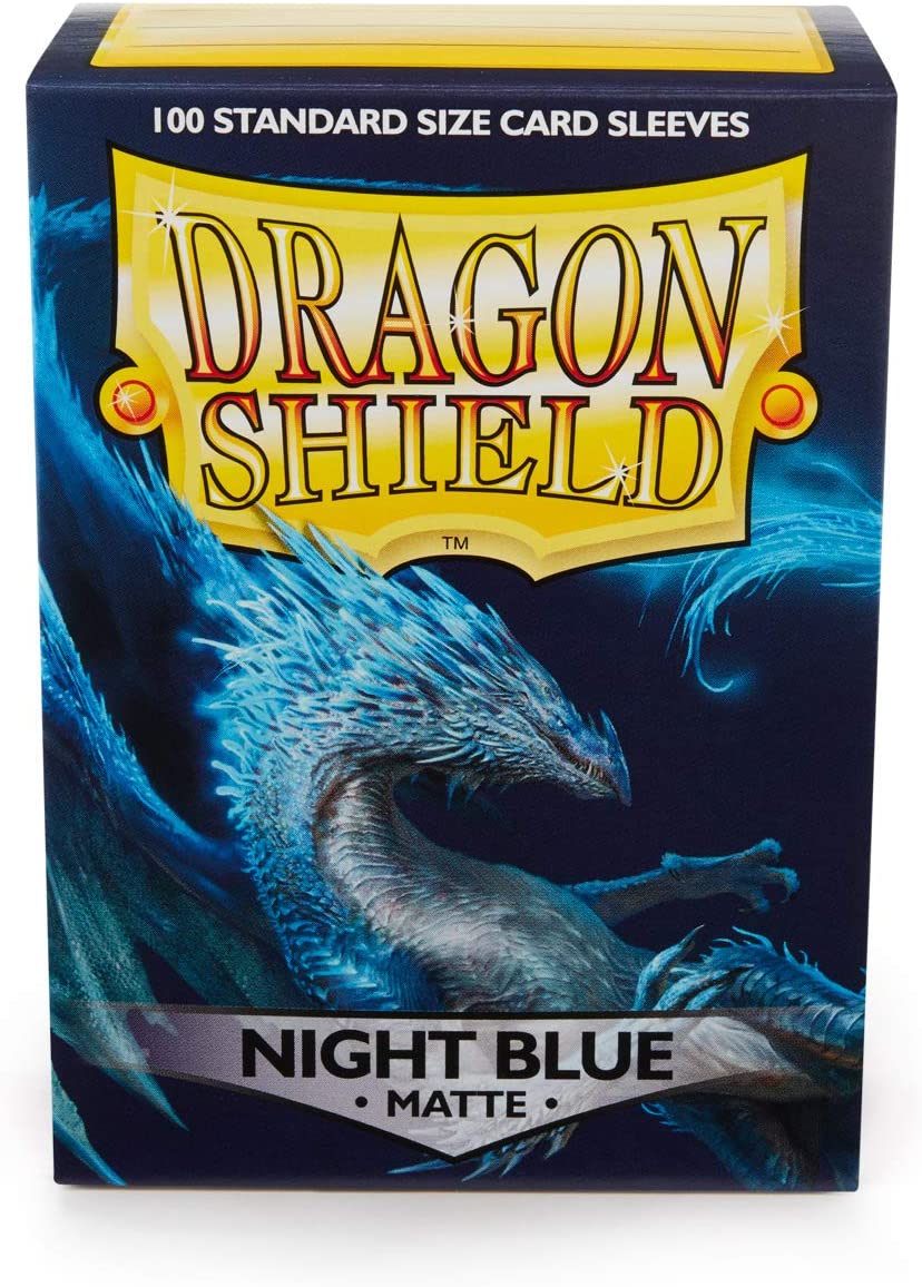 Dragon Shields: (100) Matte Night Blue