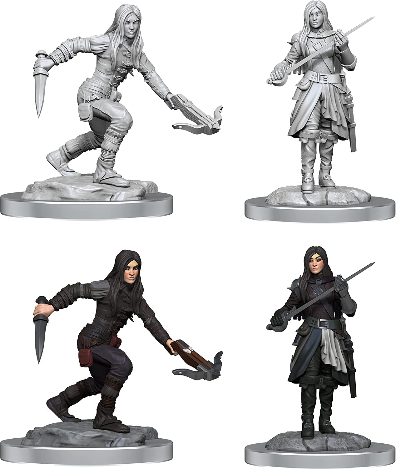 Dungeons & Dragons Nolzur`s Marvelous Unpainted Miniatures: W17 Half-Elf Rogue Female