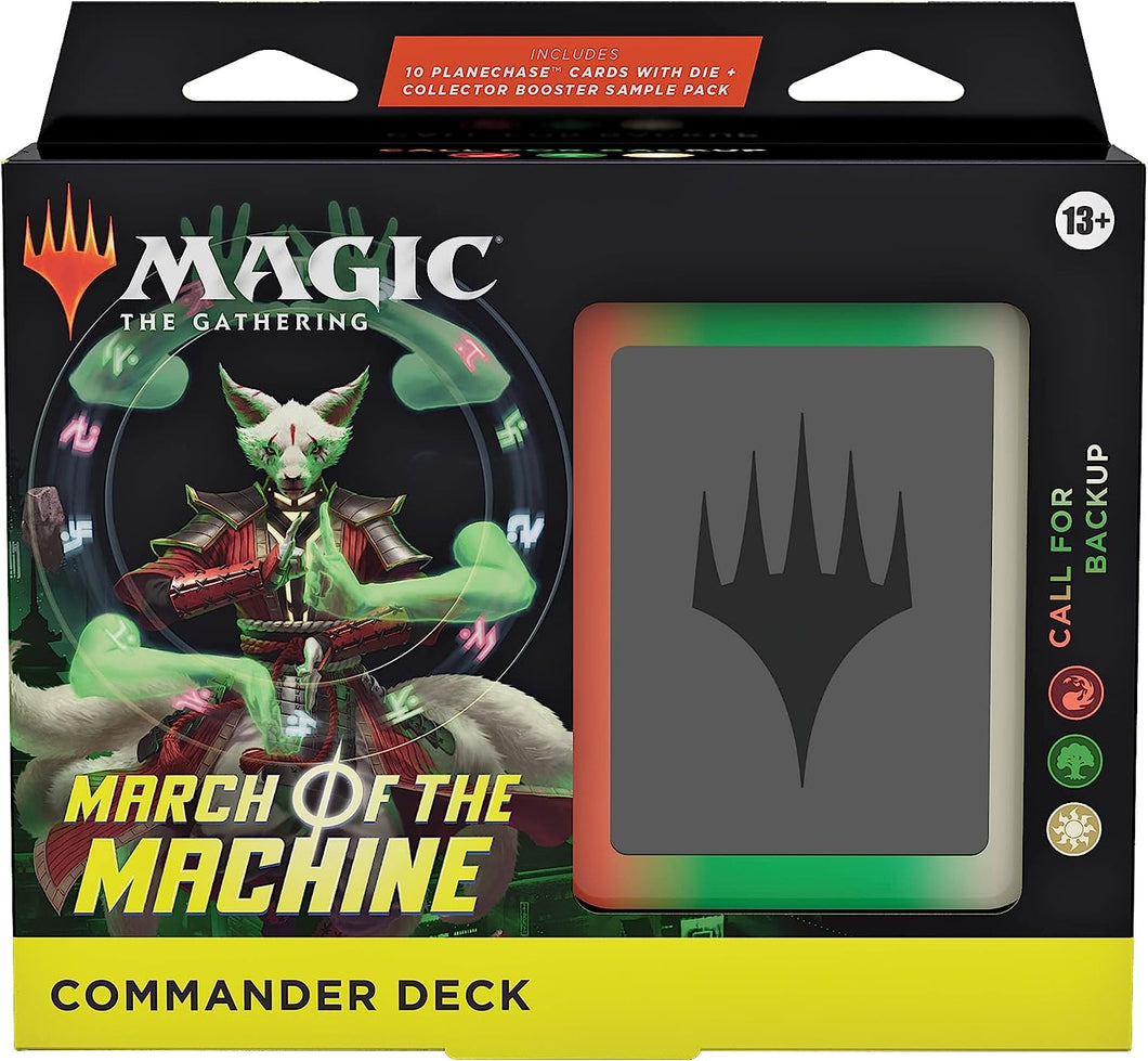 Magic the Gathering March of the Machine Commander Deck Call for Backup