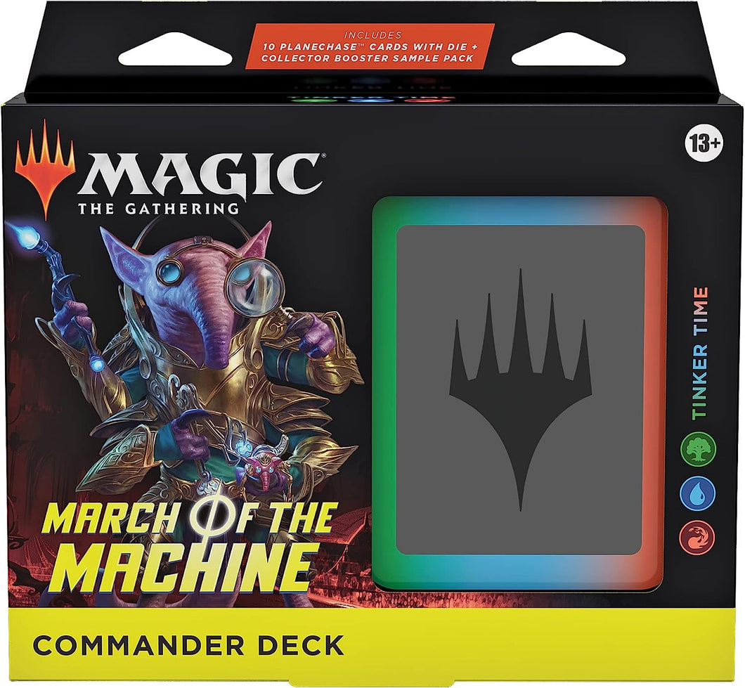 Magic the Gathering March of the Machine Commander Deck Tinker Time