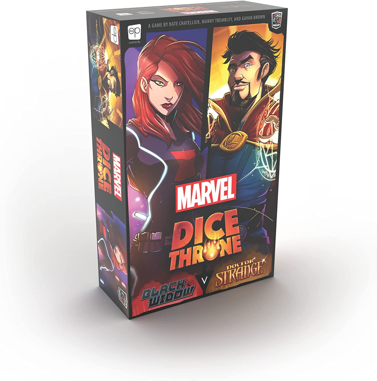 Marvel Dice Throne 2 Hero Box Featuring Black Widow, Doctor Strange