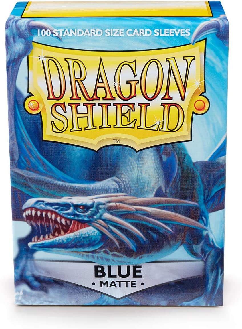 Dragon Shields: (100) Matte Blue