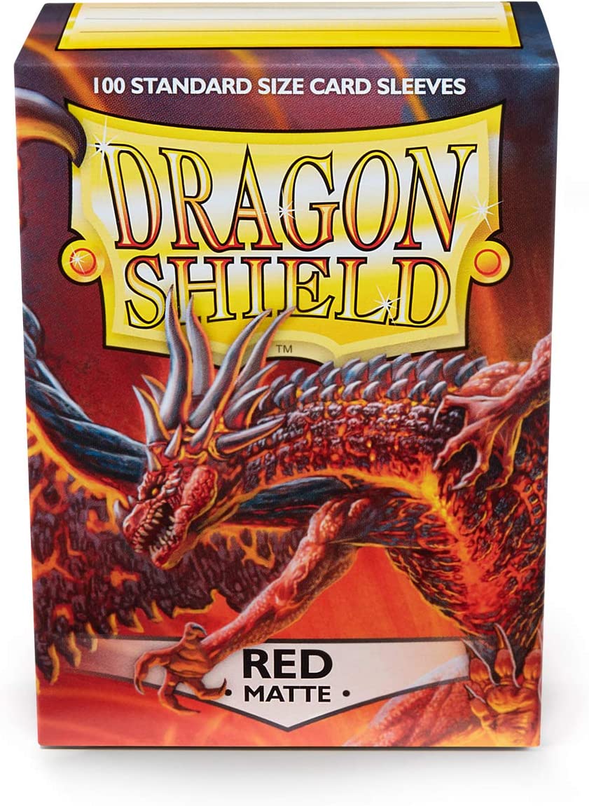 Dragon Shields: (100) Matte Red
