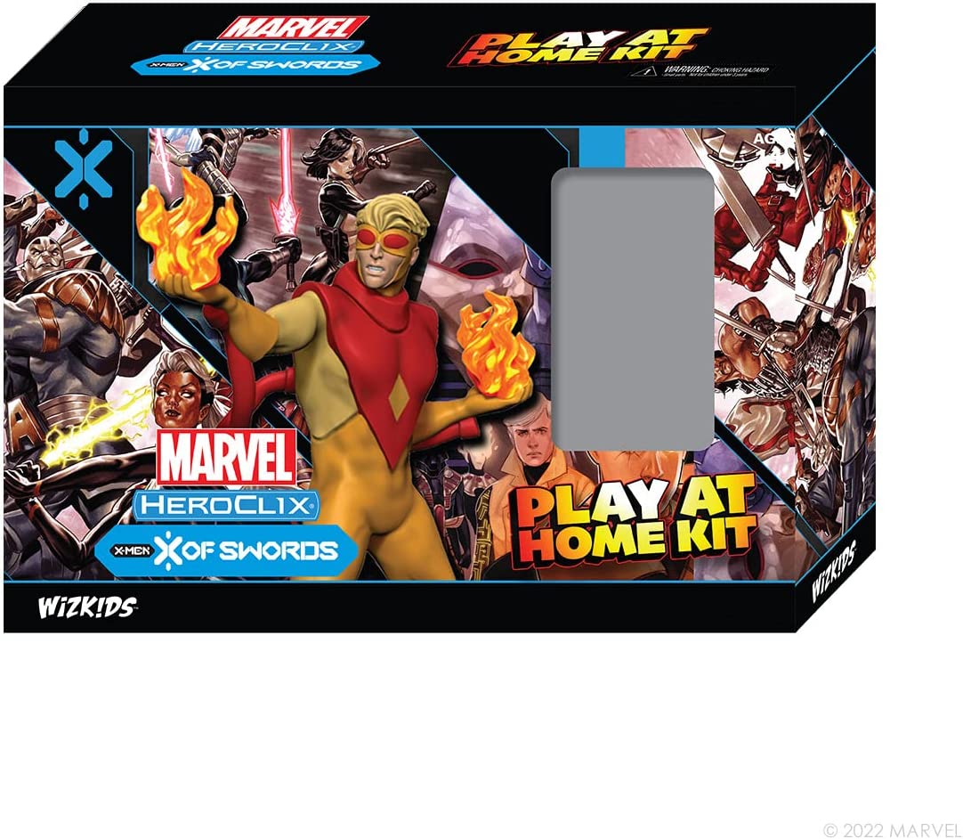 HeroClix Marvel X-Men X of Swords Play at Home Kit