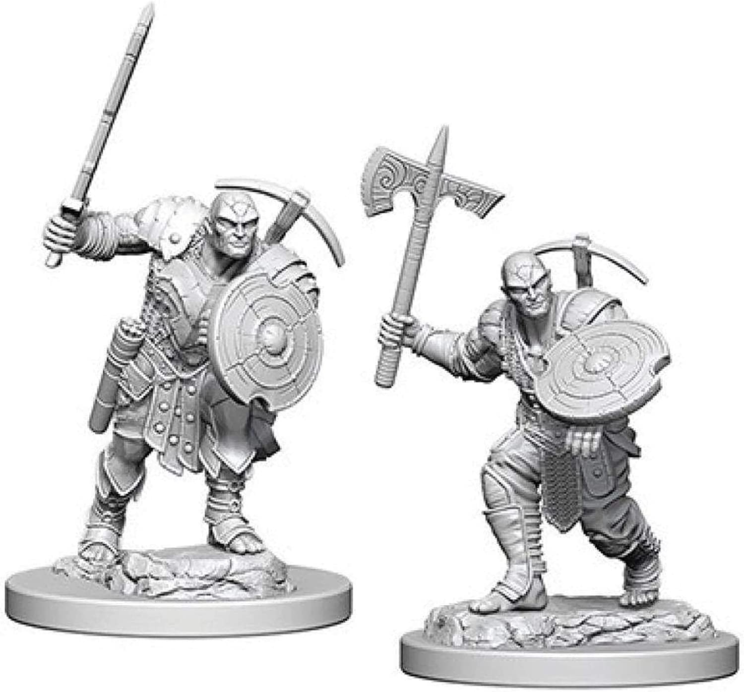 D&D Nolzur's Marvelous Miniatures: Earth Genasi Male Fighter