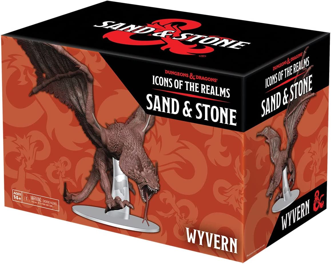 WizKids D&D Icons of The Realms: Set 26 Sand & Stone Wyvern Boxed Miniature