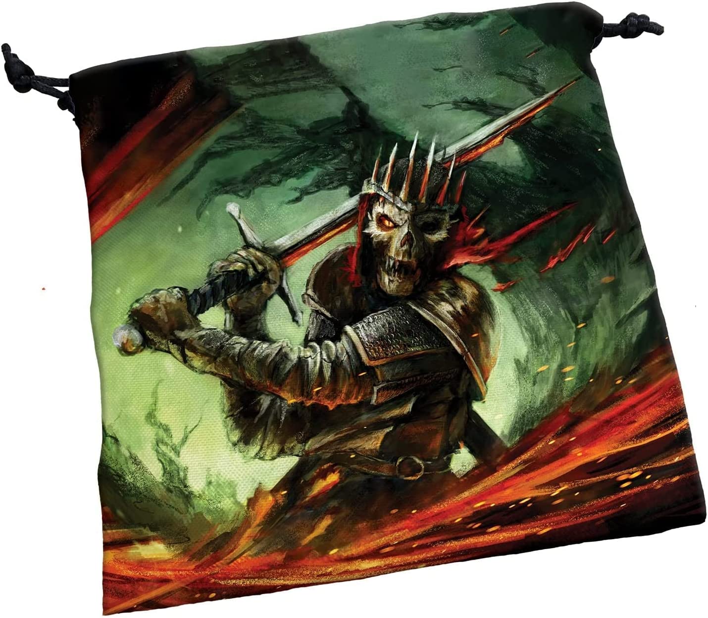 Skeletal Warrior Deluxe Dice Bag from Steve Jackson Games