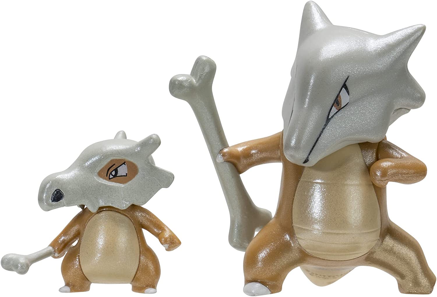 Pokemon Select Evolution 2 Pack - Features 2-Inch Cubone & 3-Inch Marowak Battle Figures - Authentic Details