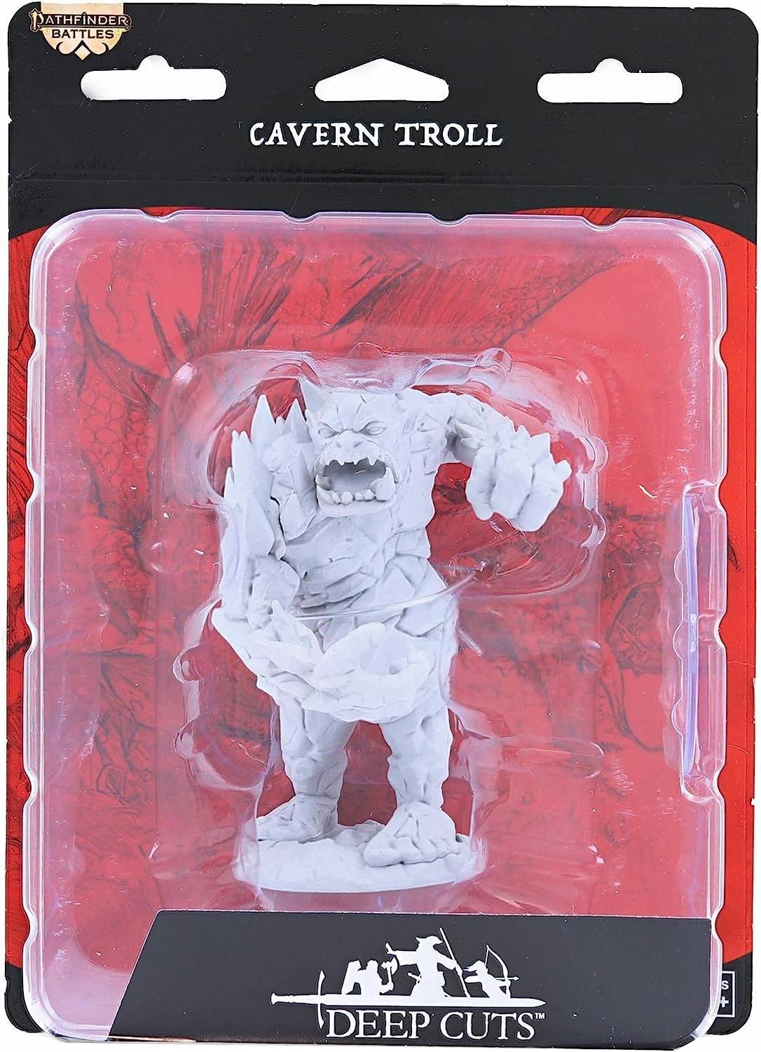 Pathfinder Deep Cuts Unpainted Miniatures | Cavern Troll