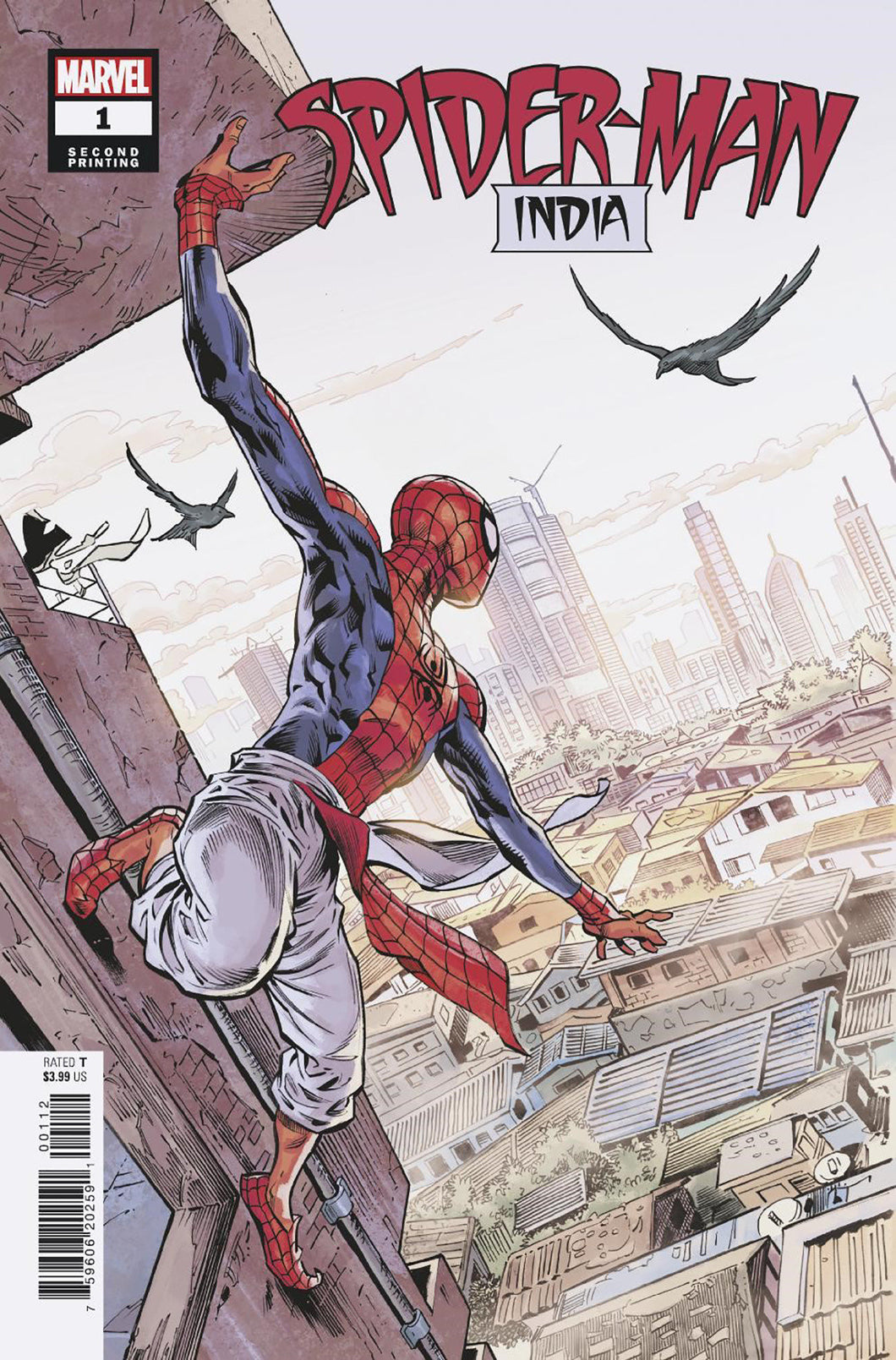 Spider-Man: India 1 Abhishek Malsuni 2nd Print Variant