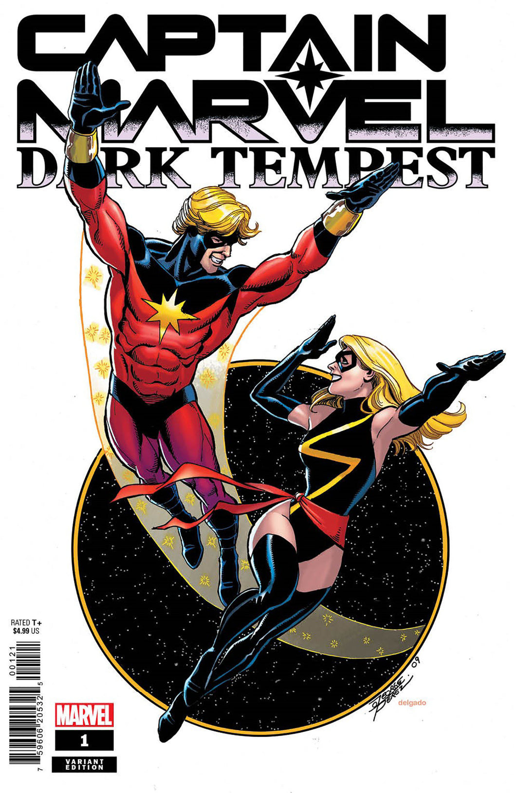 Captain Marvel: Dark Tempest 1 George Perez Variant