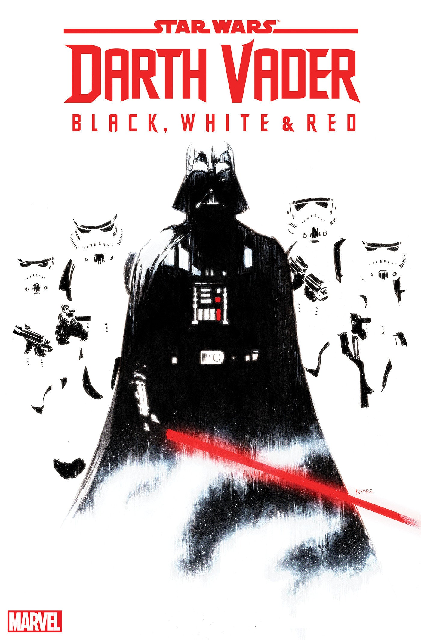 Star Wars: Darth Vader - Black, White & Red 1 Kaare Andrews Variant