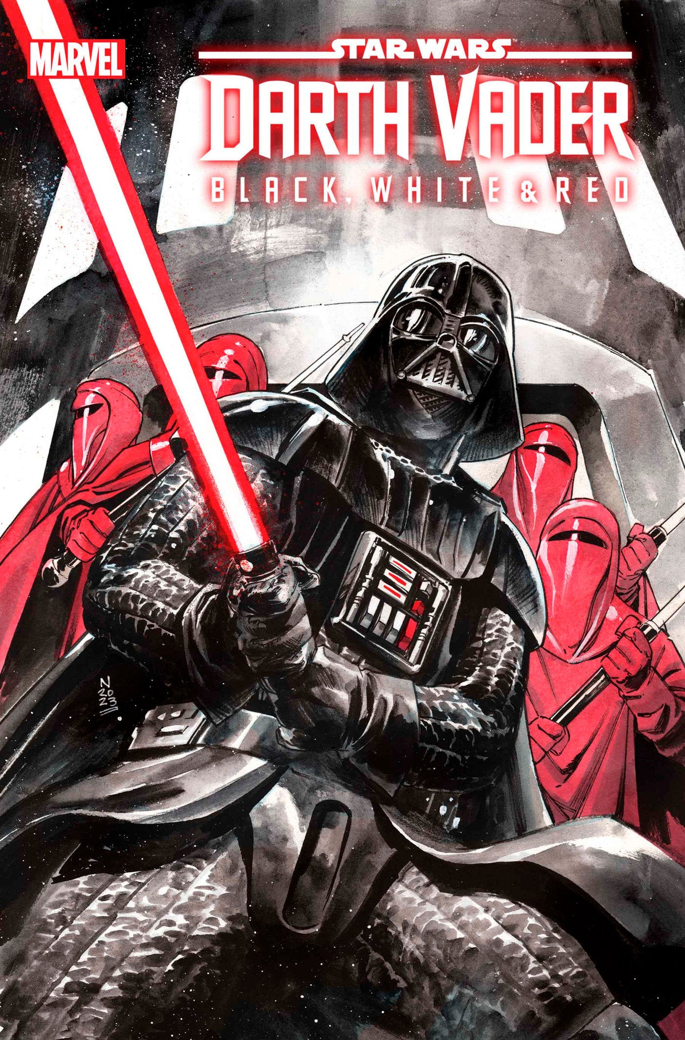 Star Wars: Darth Vader - Black, White & Red 3 Nic Klein Variant 1:25