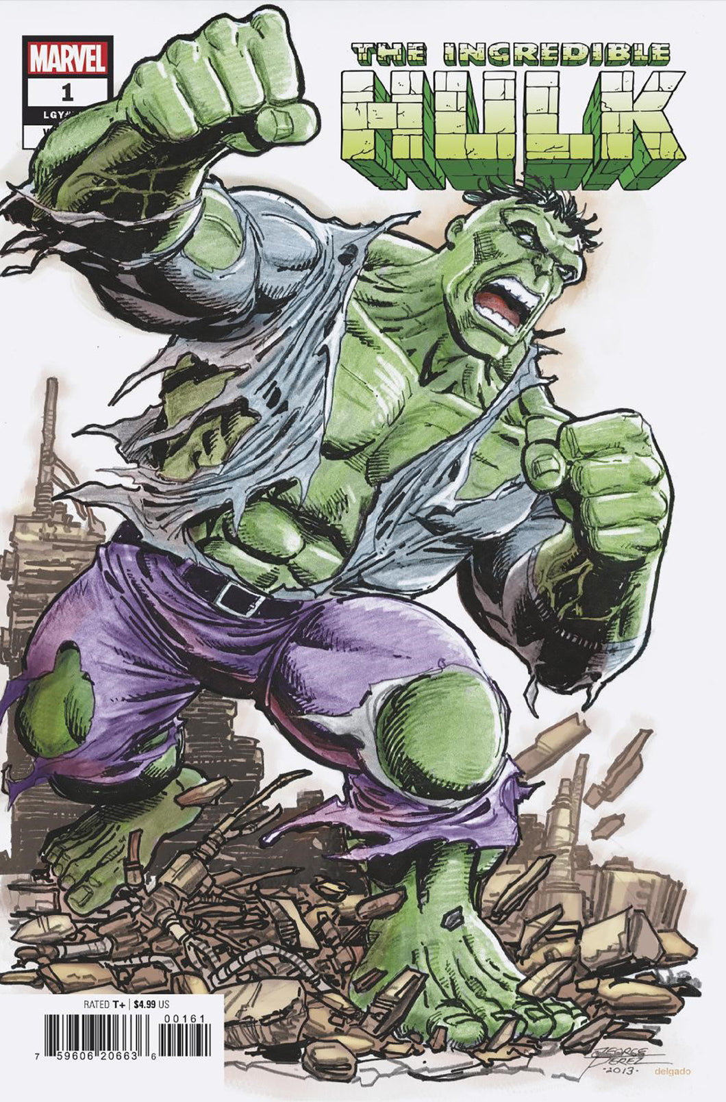 Incredible Hulk 1 George Perez Variant