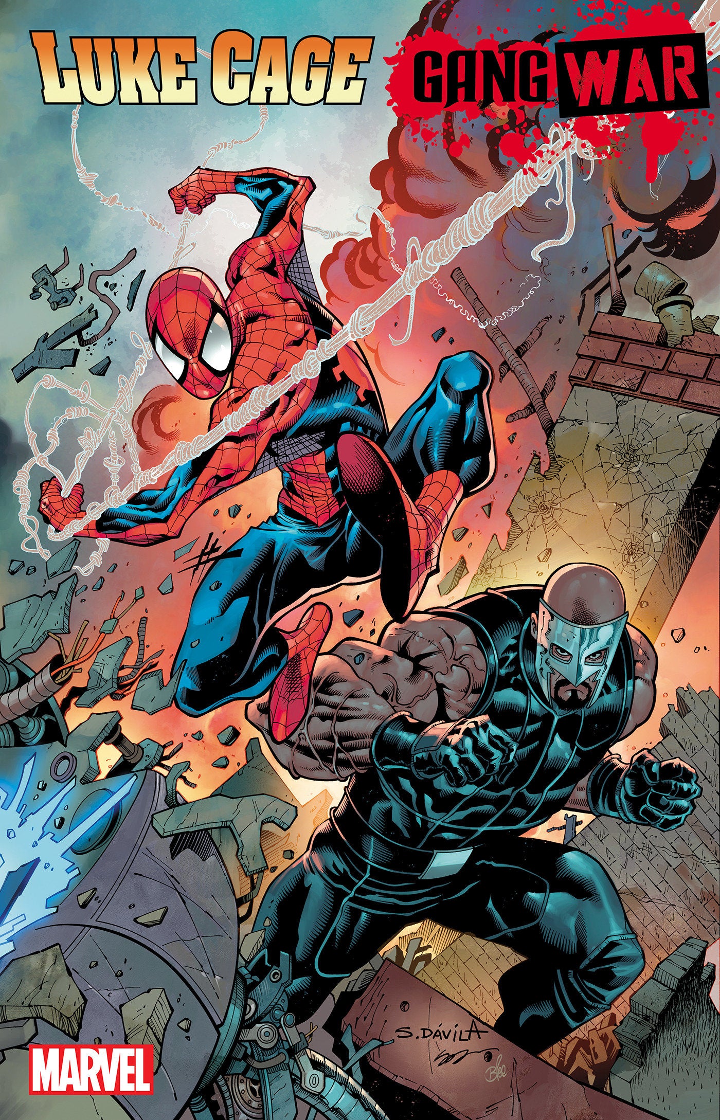 Luke Cage: Gang War 4 Sergio Davila Connecting Variant [Gw]