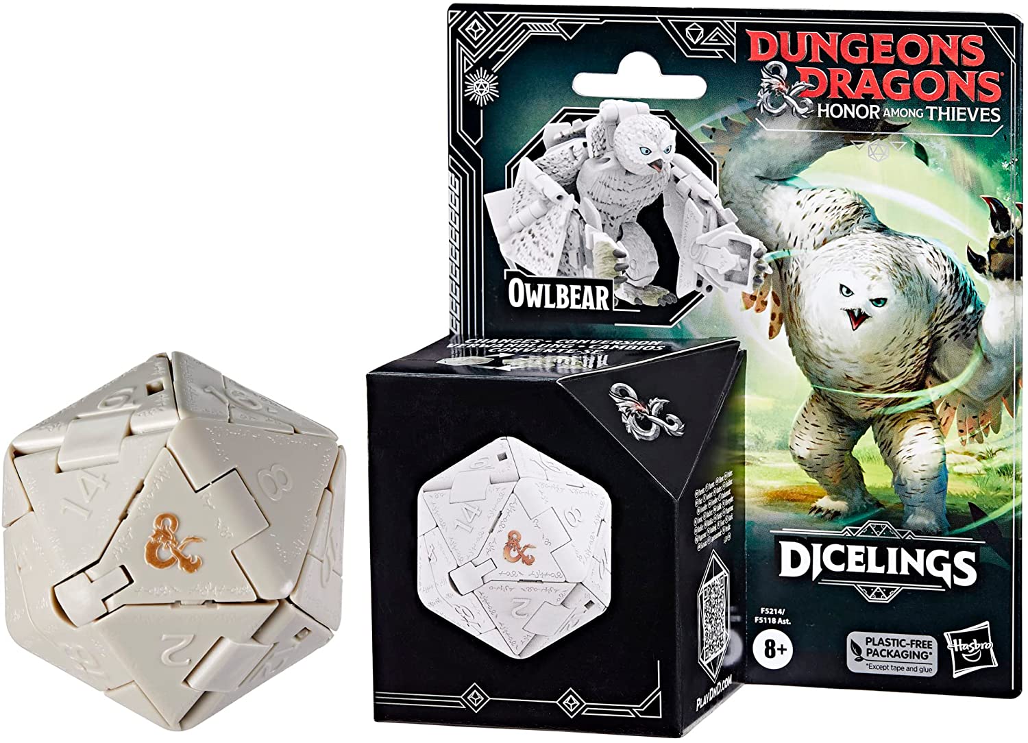 D&D Dicelings: White Owlbear