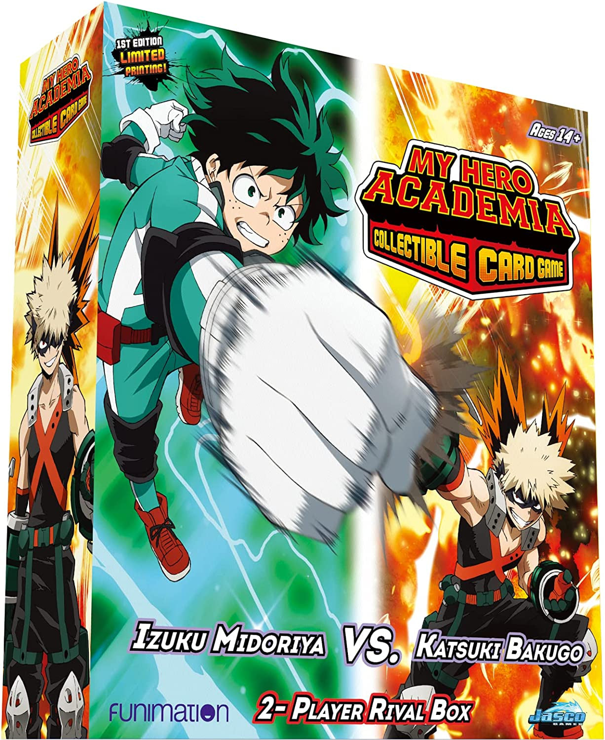 My Hero Academia Collectible Card Game: Isuku Midoriya VS Katsuki Bakugo