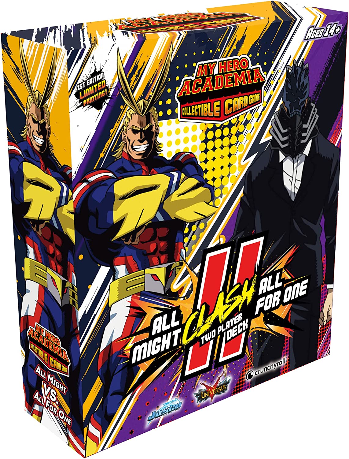 My Hero Academia All Might Vs. All for One Two Player Clash Decks