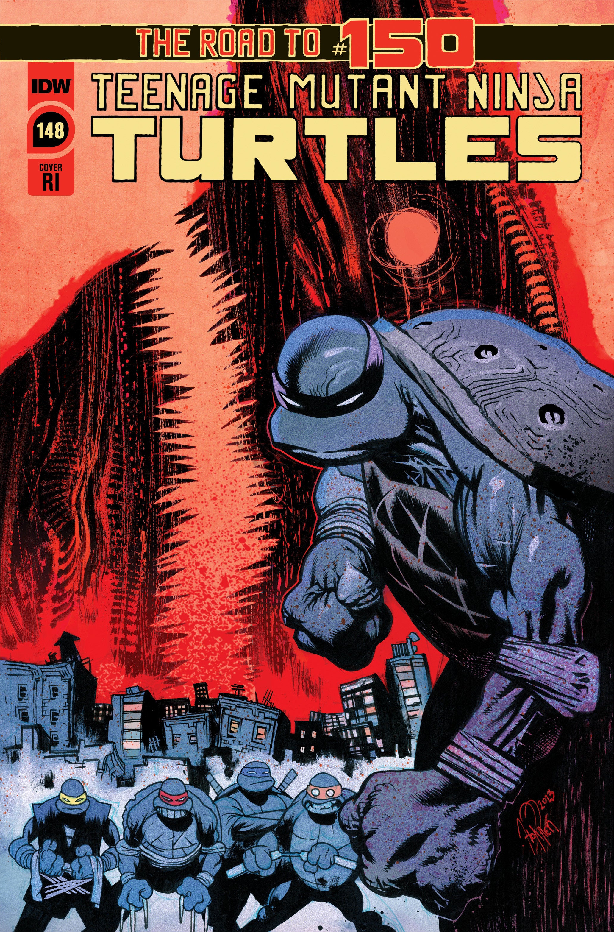 Teenage Mutant Ninja Turtles #148 Variant Ri (10) (Harren)