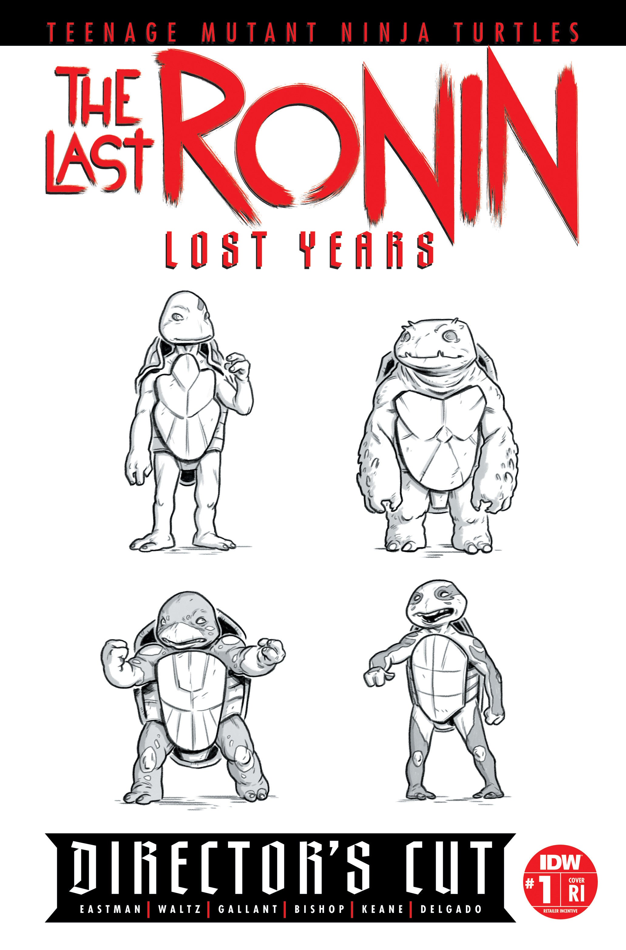Teenage Mutant Ninja Turtles: The Last Ronin--Lost Years #1 Director'S Cut Varia  Nt Ri (10) (Bishop)