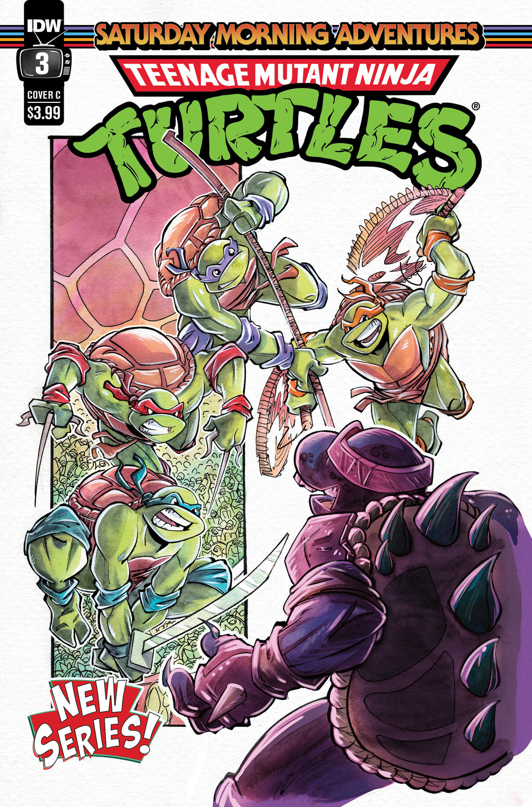 Teenage Mutant Ninja Turtles: Saturday Morning Adventures (2023-) #3 Variant C (Daley)