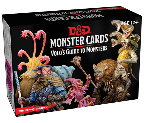 D&D Monster Cards Volo's Guide to Monsters