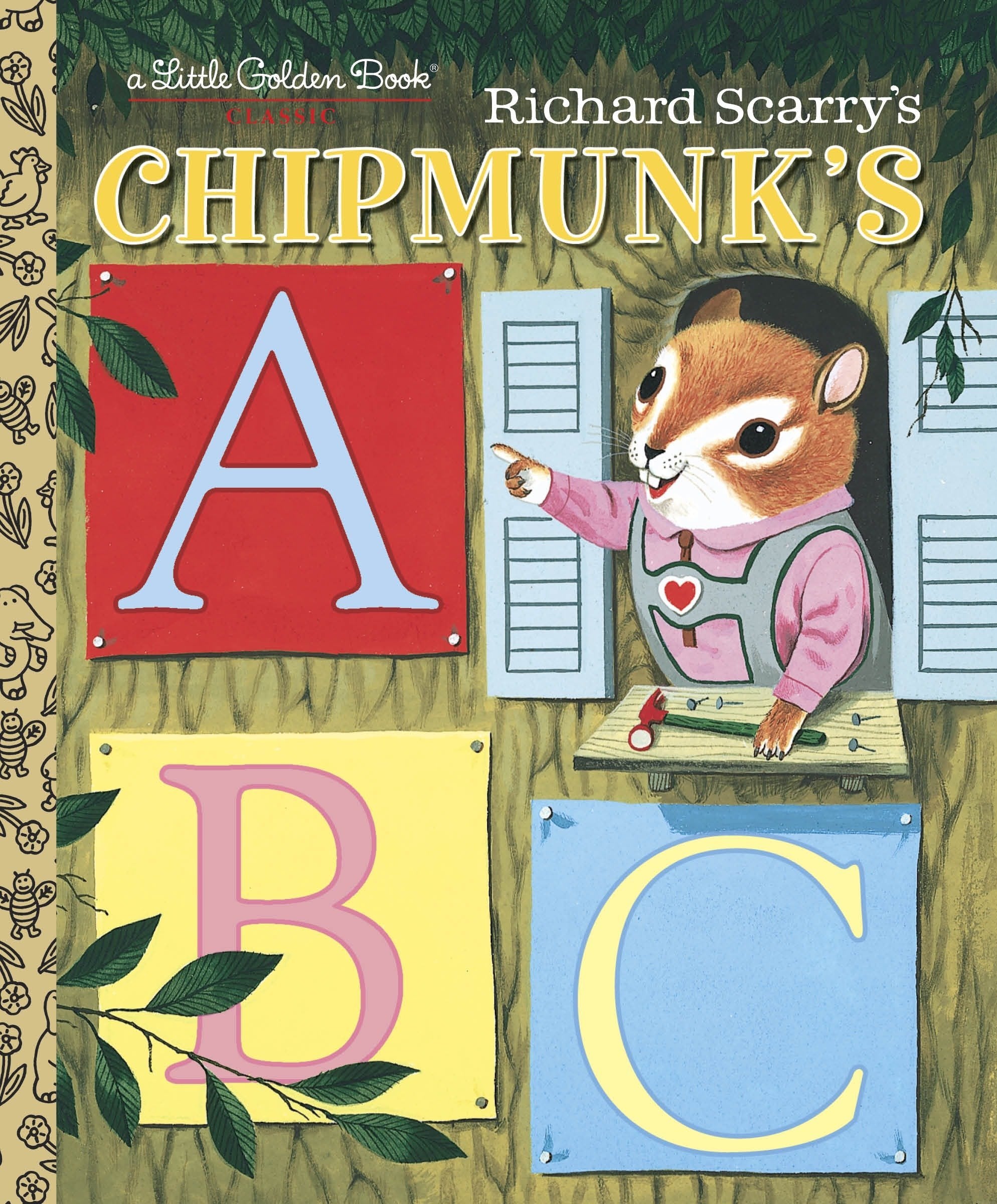 Little Golden Book Richard Scarry's Chipmunk's ABC