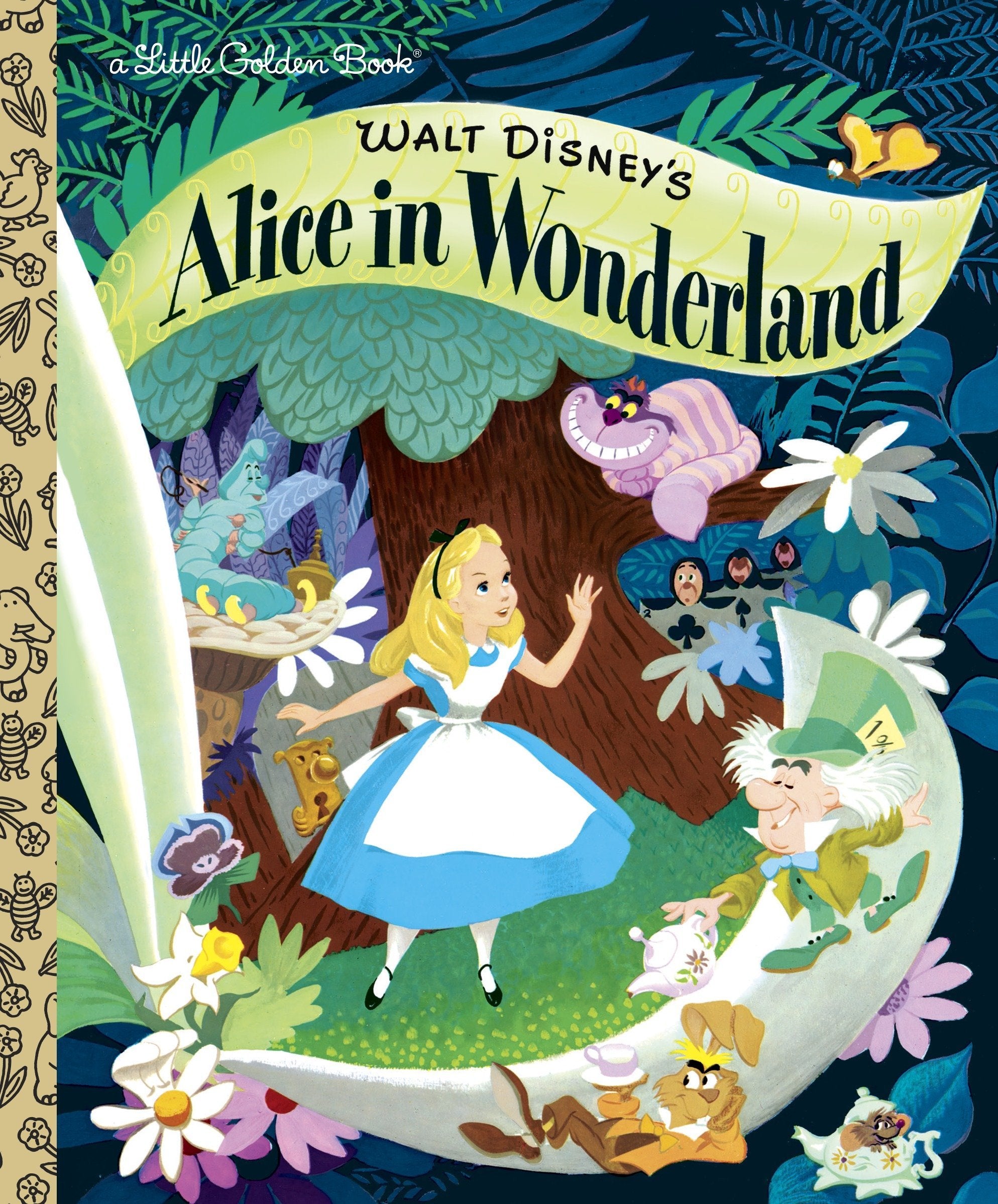 Little Golden Book Walt Disney's Alice in Wonderland