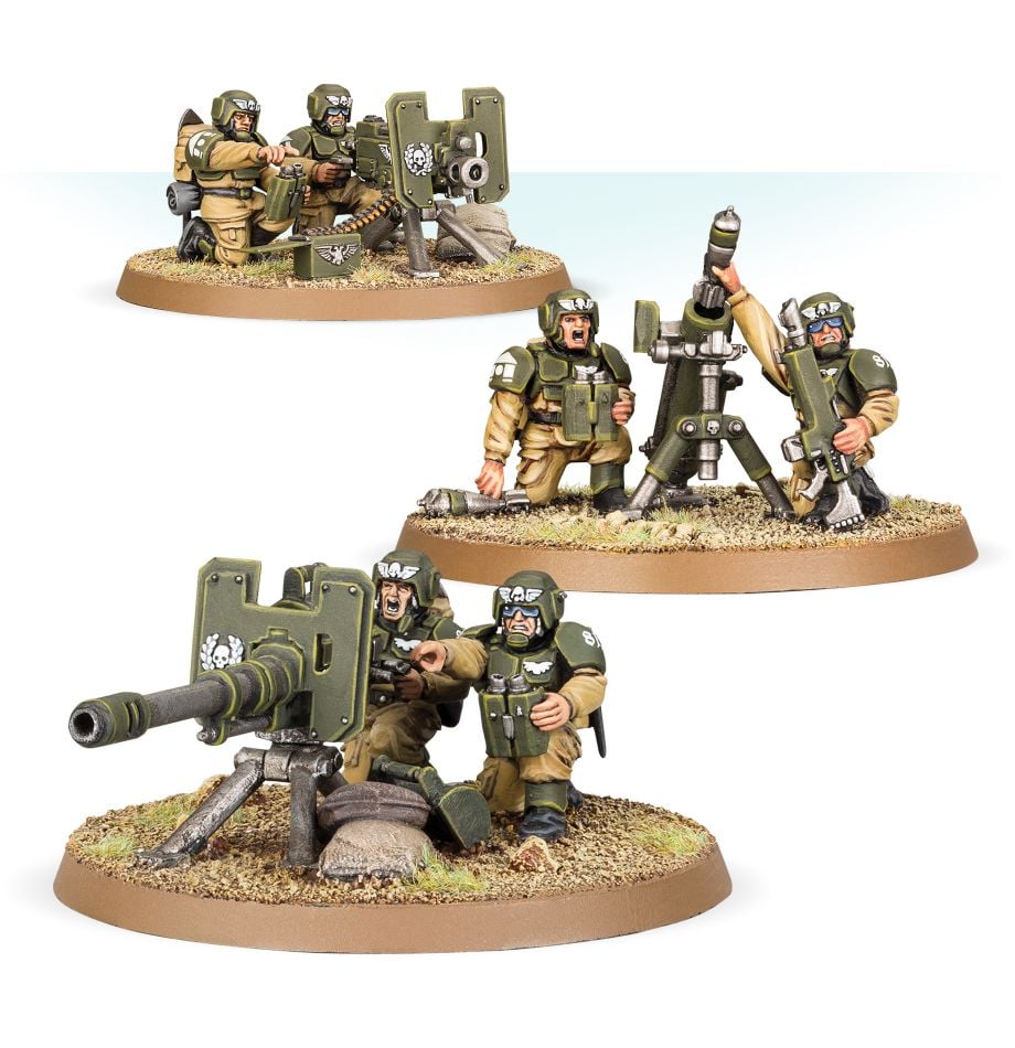 Astra Militarum: Cadian Heavy Weapons Squad