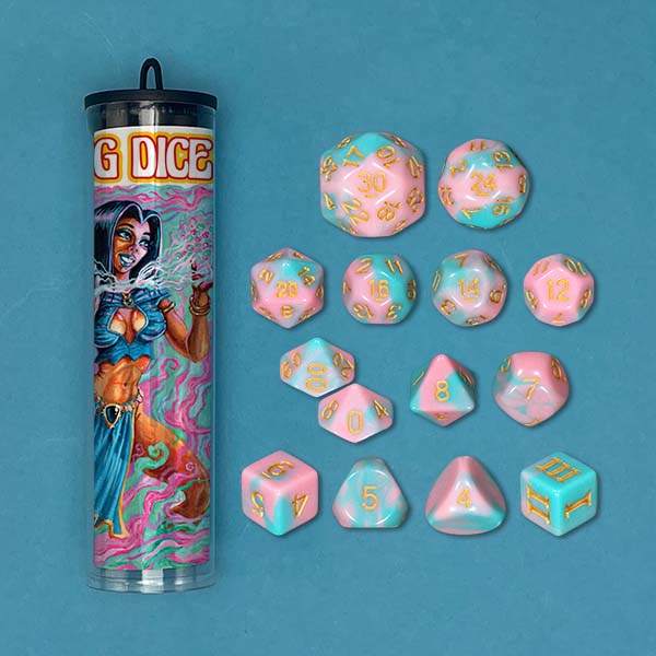 DCC RPG Dice – Vello’s Crystalized Creations