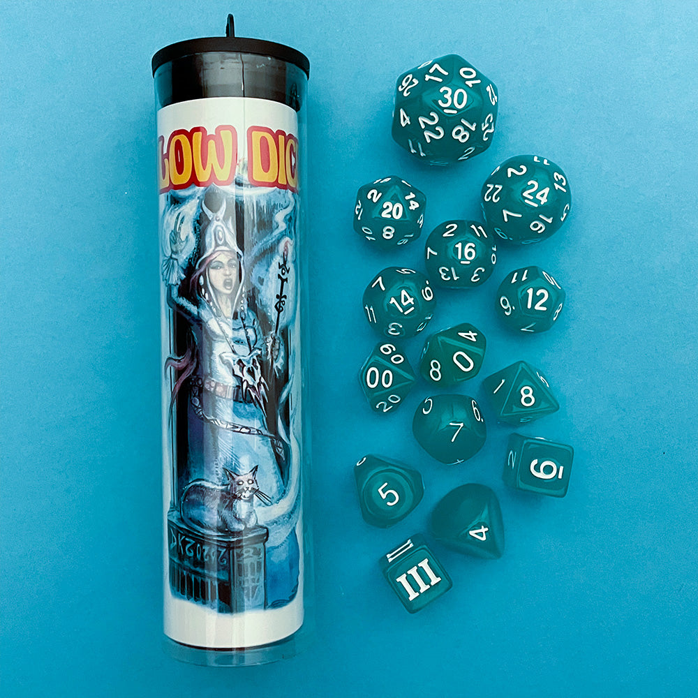 DCC Glow Dice – Neutral Wizard