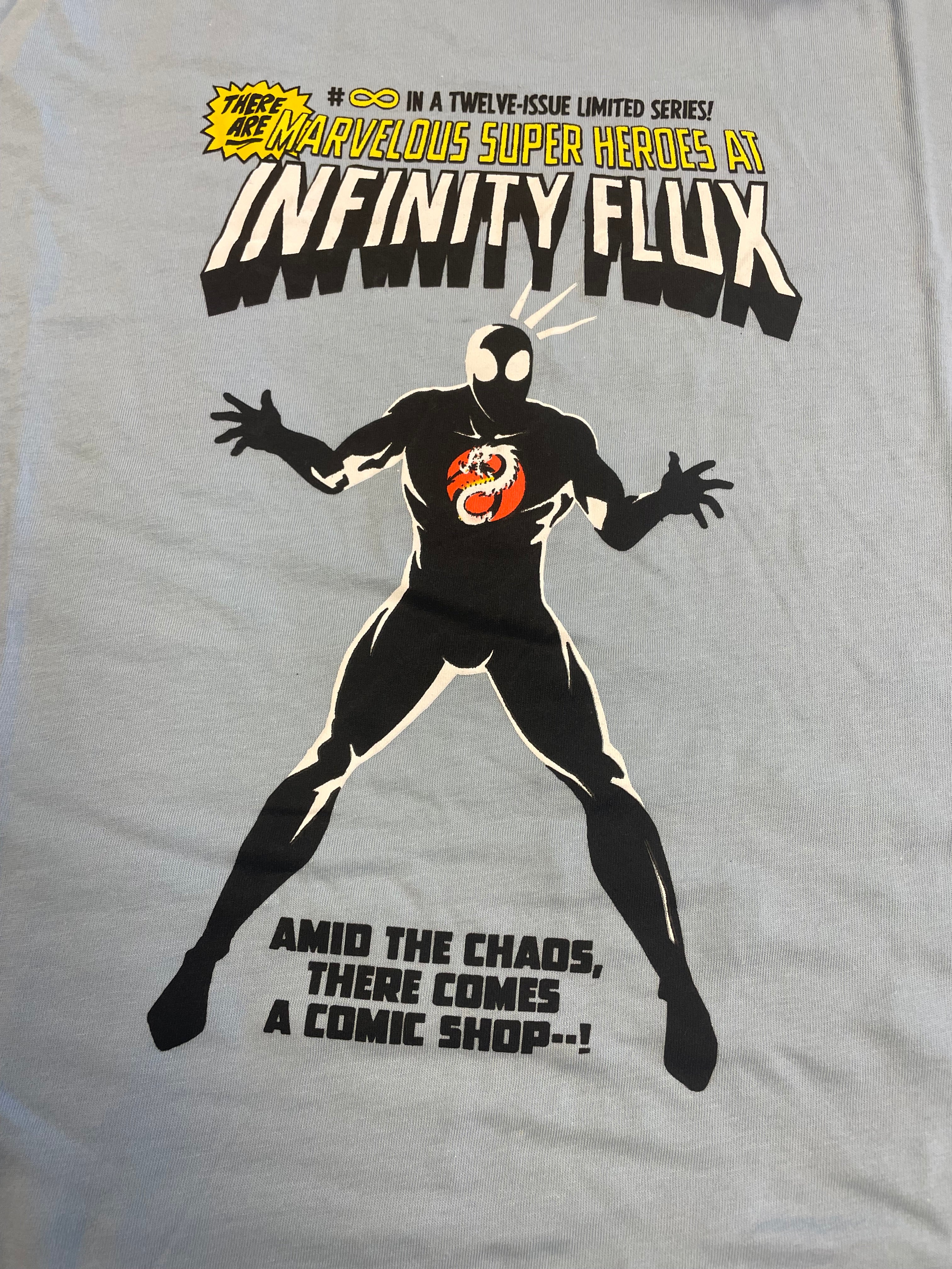 Infinity Flux T-Shirt (Old Logo-Light Blue)