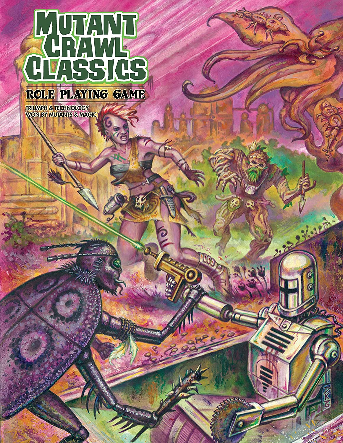 Mutant Crawl Classics RPG hardcover