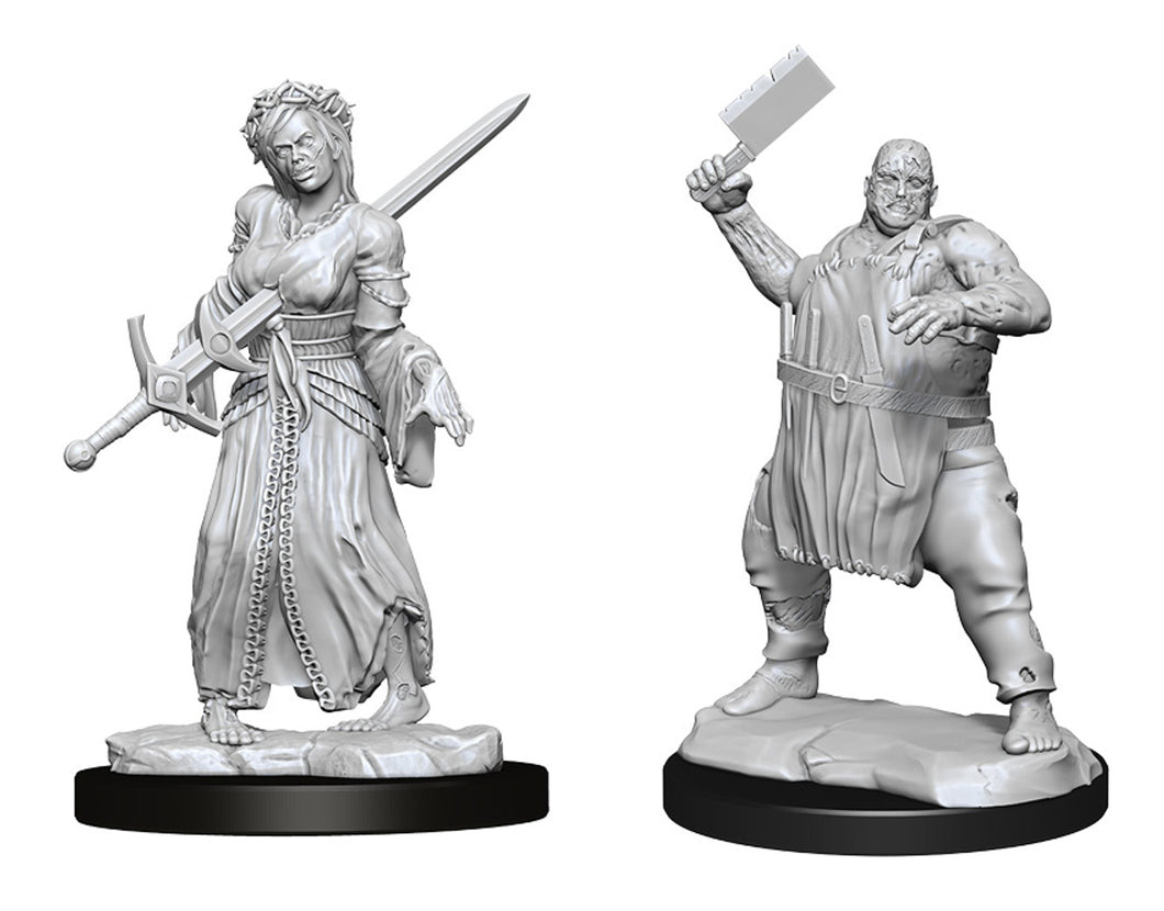 Magic the Gathering Unpainted Miniatures: W03 Ghouls