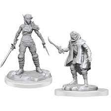 Dungeons & Dragons Nolzur`s Marvelous Unpainted Miniatures: W19 Elf Rogue & Half-Elf Rogue Protg
