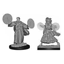 Critical Role Unpainted Minis: HUMAN GRAVITURGY/CHRONURGY WIZARDS