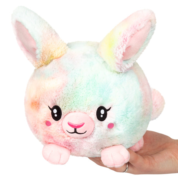Mini Squishable Fluffy Bunny - Pastel Tie Dye