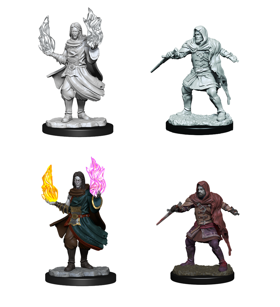 Critical Role Unpainted Minis: HOLLOW ONE ROGUE/SORCEROR MALE