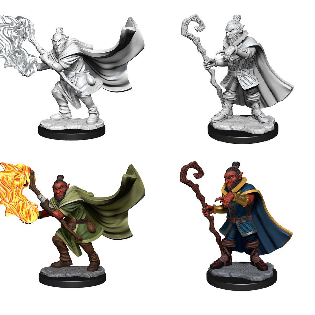 Critical Role Unpainted Minis: HOBGOBLIN WIZARD/DRUID MALE