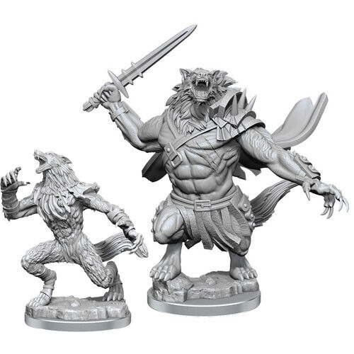 Magic the Gathering Unpainted Miniatures: W04 Arlinn Kord & Tovolar