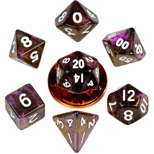 Stardust Supervolcano 10mm Mini Poly Dice Set